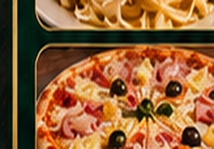 Pizza especial, presentación referencial